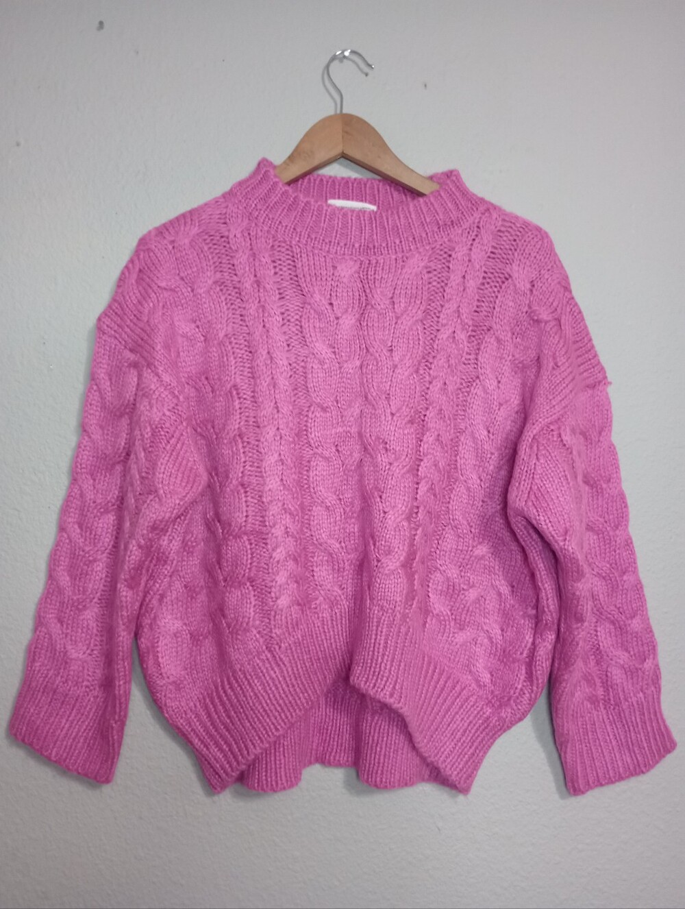 Goodnight Macaroon Cable Knit Chunky Sweater